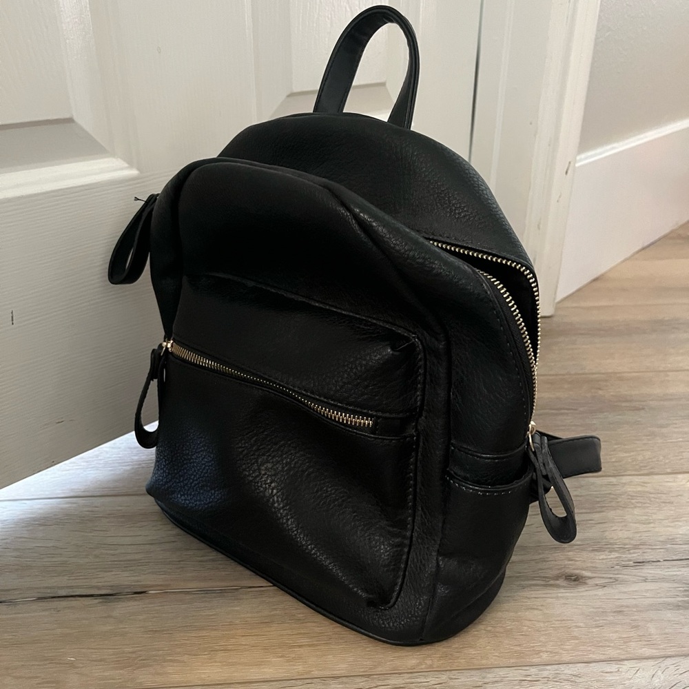 Small Leather Backpack - Picture 2 of 5